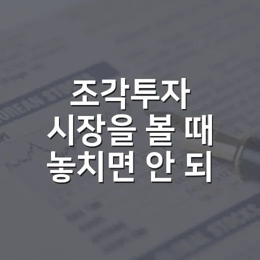 조각투자 시장을 볼 때 놓치면 안 되는 5가지 변수 - 요약