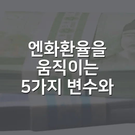 엔화환율을 움직이는 5가지 변수와 900원대 해석법 - 요약