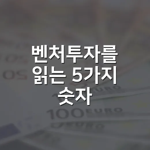 벤처투자를 읽는 5가지 숫자: 금리 이후 시장의 온도 - 요약