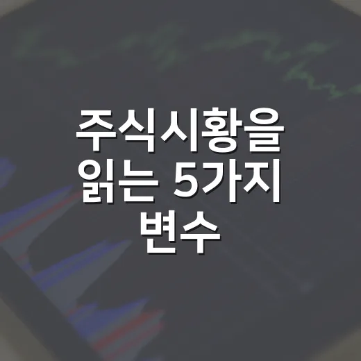 주식시황을 읽는 5가지 변수: AI 반도체, 유가, 금리, 환율, 실적 - 요약