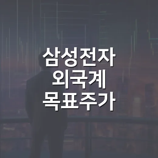 삼성전자 외국계 목표주가 상향을 만든 5가지 이유 - 요약