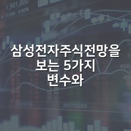 삼성전자주식전망을 보는 5가지 변수와 3가지 시나리오 - 요약