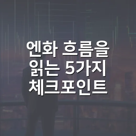 엔화 흐름을 읽는 5가지 체크포인트 - 요약