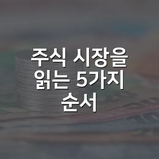 주식 시장을 읽는 5가지 순서: 지수보다 먼저 봐야 할 것들 - 요약