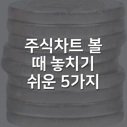 주식차트 볼 때 놓치기 쉬운 5가지 신호 - 요약