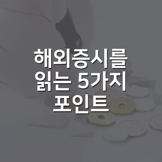 해외증시를 읽는 5가지 포인트: 유가, 금리, 달러가 다시 앞에 섰다 - 요약