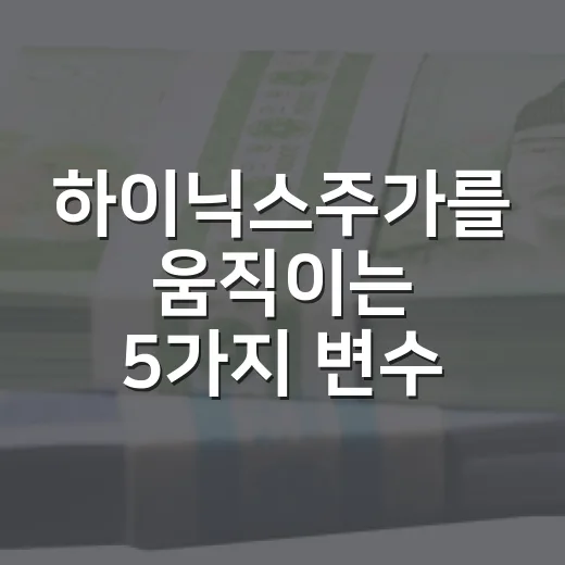 하이닉스주가를 움직이는 5가지 변수: HBM 랠리 이후 볼 지점 - 요약