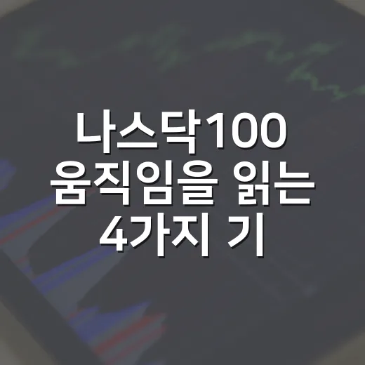 나스닥100 움직임을 읽는 4가지 기준 - 요약