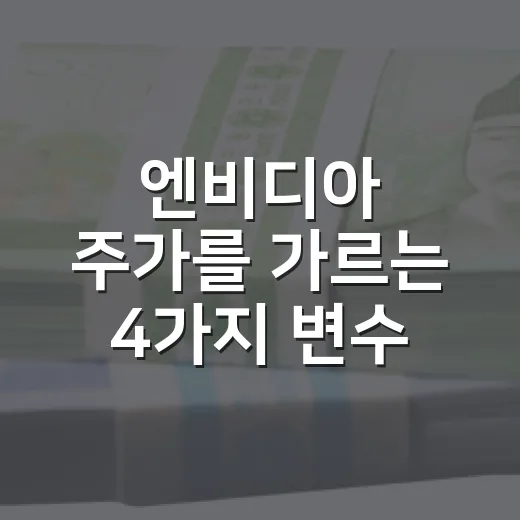 엔비디아 주가를 가르는 4가지 변수 - 요약