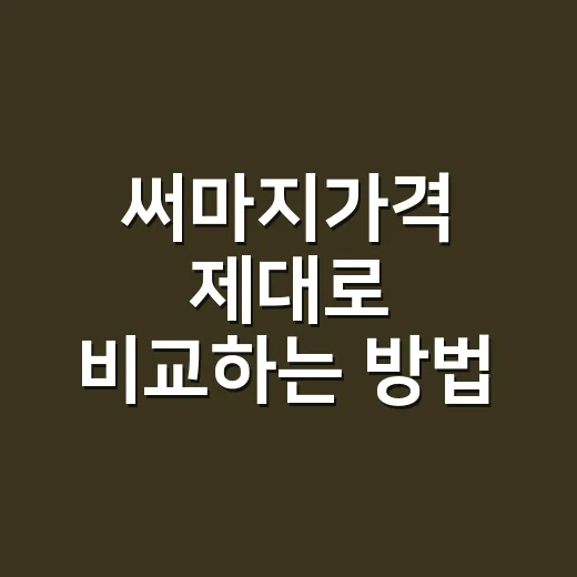 써마지가격 제대로 비교하는 방법, 300샷·600샷 기준으로 보면 쉬워요 - 요약