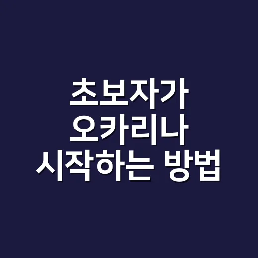 초보자가 오카리나 시작하는 방법, 악기 고르기부터 첫 곡 연습까지 - 요약