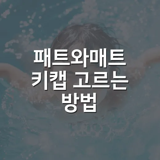 패트와매트 키캡 고르는 방법, 랜덤박스 살 때 헷갈리지 않으려면 이렇게 - 요약