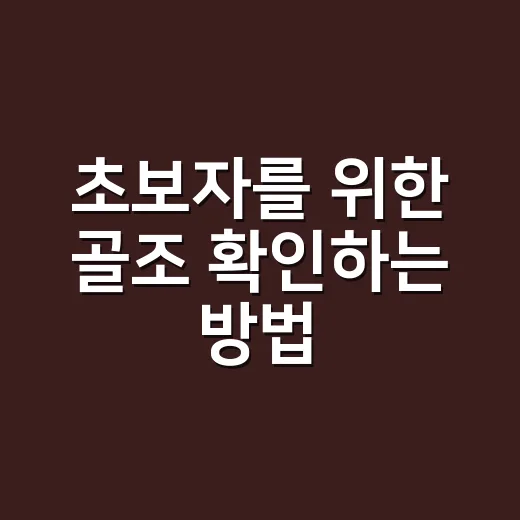 초보자를 위한 골조 확인하는 방법: 집 짓기 전 꼭 보는 포인트 - 요약