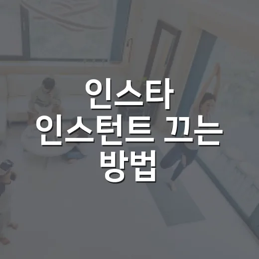 인스타 인스턴트 끄는 방법, DM에서 안 보이게 설정하려면 이렇게 - 요약