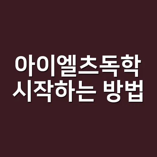 아이엘츠독학 시작하는 방법, 점수 목표별로 이렇게 잡으면 덜 헤맵니다 - 요약