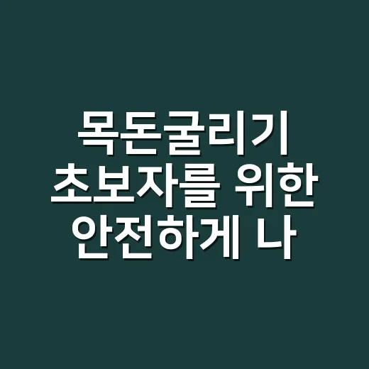 목돈굴리기 초보자를 위한 안전하게 나누는 방법 - 요약