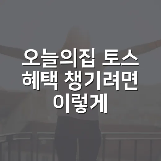 오늘의집 토스 혜택 챙기려면 이렇게 확인하는 방법 - 요약