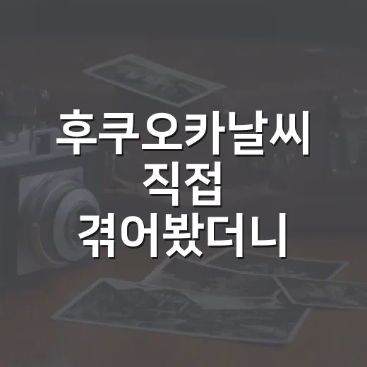 후쿠오카날씨 직접 겪어봤더니, 옷차림보다 습도가 더 중요했다 - 요약