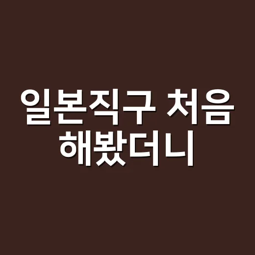 일본직구 처음 해봤더니, 싸게 산 줄 알았던 물건값의 진짜 계산법 - 요약