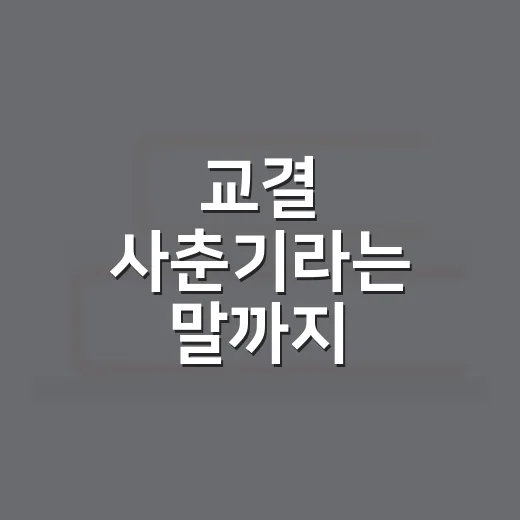 교결 사춘기라는 말까지 검색하게 된 날, 아이와 덜 부딪히려고 직접 바꿔본 것들 - 요약