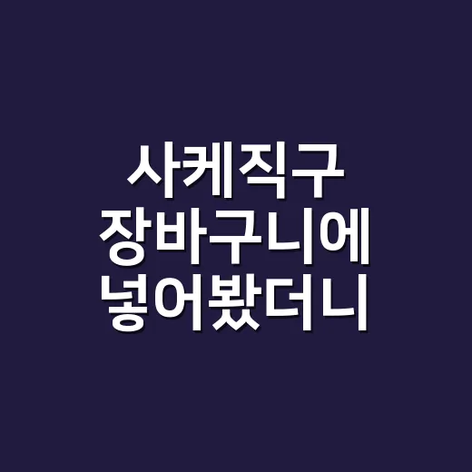 사케직구 장바구니에 넣어봤더니, 한 병 가격보다 세금 계산이 더 오래 걸렸다 - 요약