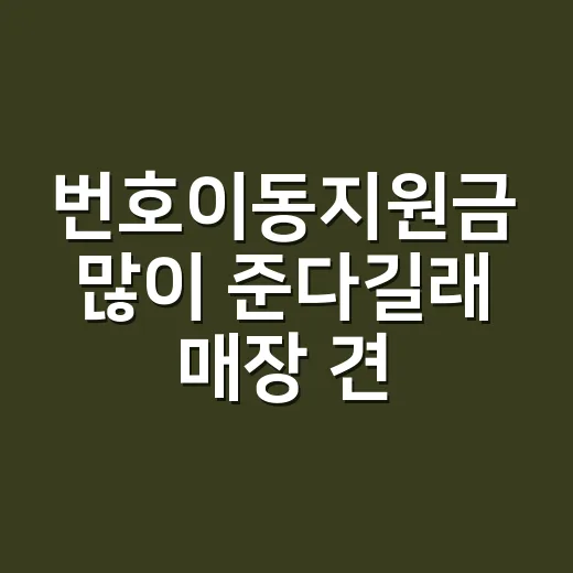 번호이동지원금 많이 준다길래 매장 견적까지 직접 따져봤더니 - 요약