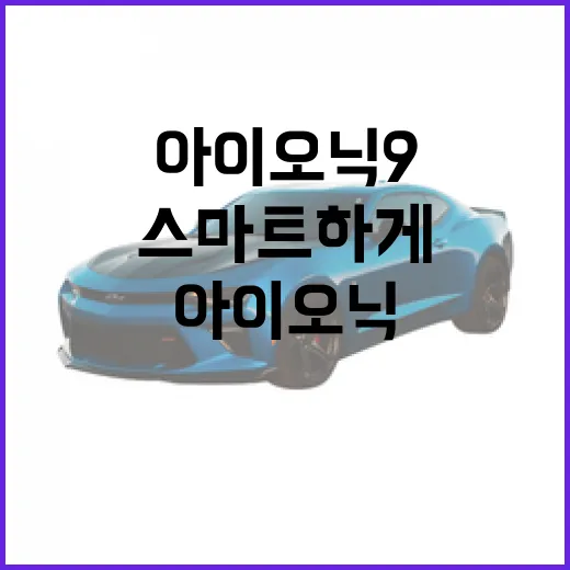 아이오닉9을 활용하여 스마트하게 생활하는 방법 - 요약