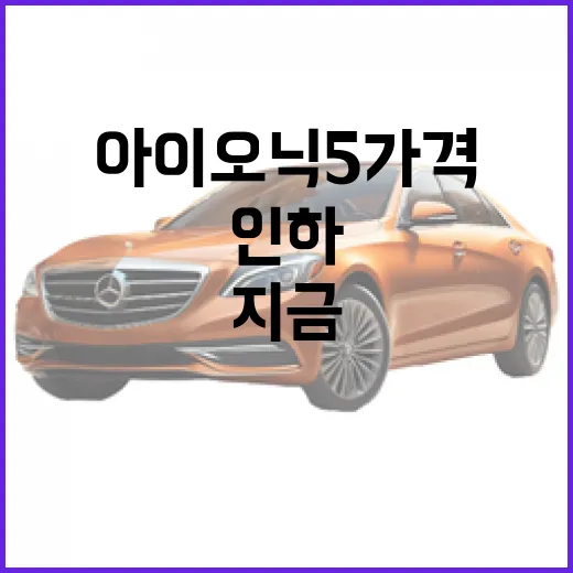 아이오닉 5 가격 인하, 지금 알아두어야 할 점 - 요약