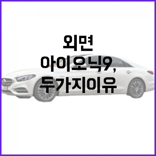 아이오닉9, 왜 외면받고 있을까? 알아야 할 두 가지 이유 - 요약