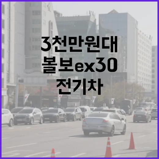 볼보 EX30, 3천만원대 전기차의 매력 알아보기 - 요약