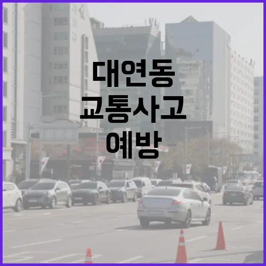 안전하게 대연동을 지나는 방법: 교통사고 예방 팁 - 요약