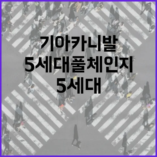 기아 카니발 5세대 풀체인지의 모든 것 - 요약