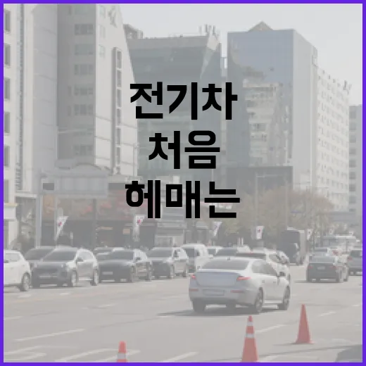 전기차 처음 몰 때 주차장에서 덜 헤매는 방법 - 요약