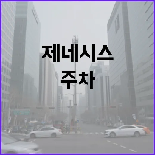 제네시스 주차 편하게 하려면 이렇게 하면 덜 긁고 덜 당황합니다 - 요약