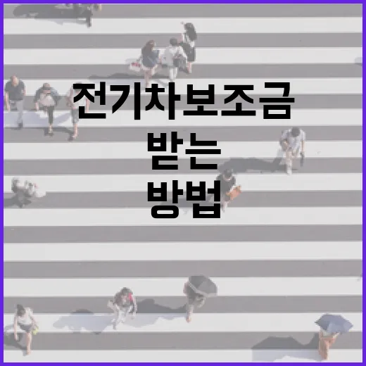 전기차보조금 놓치지 않고 받는 방법, 계약 전에 이렇게 확인하세요 - 요약