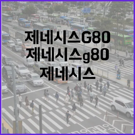 제네시스G80 주차 편하게 하려면 이렇게 잡으면 됩니다 - 요약