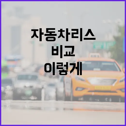 자동차리스 처음 하려면 이렇게 비교하면 덜 당황합니다 - 요약