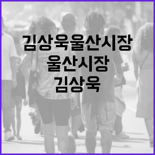 김상욱 울산시장 검색했다면 헷갈리지 않게 확인하는 방법 - 요약