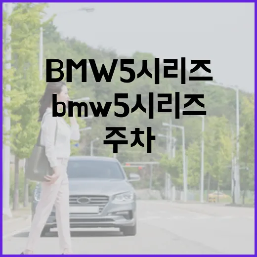 BMW5시리즈 주차 편하게 하려면 이렇게 보세요 - 요약