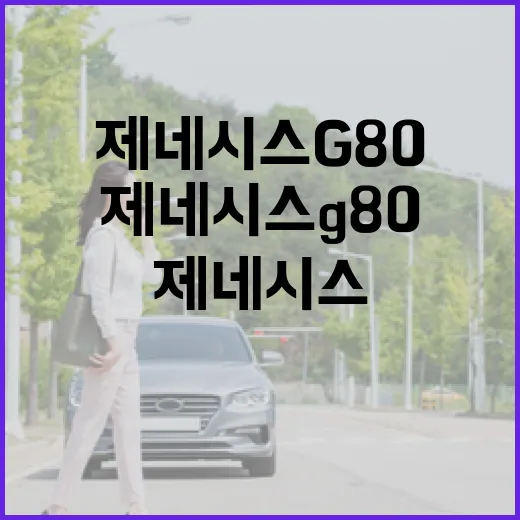 제네시스G80 주차 편하게 하려면 이렇게 잡으면 됩니다 - 요약