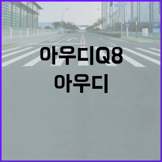 아우디Q8 주차 쉽게 하려면 이렇게 잡아야 덜 긁습니다 - 요약