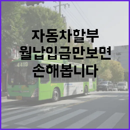 자동차할부계산기 제대로 쓰는 방법, 월 납입금만 보면 손해 봅니다 - 요약
