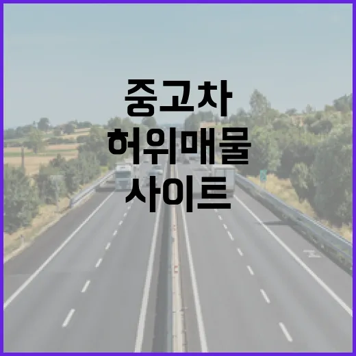 중고차사이트에서 허위매물 피하고 제대로 고르는 방법 - 요약