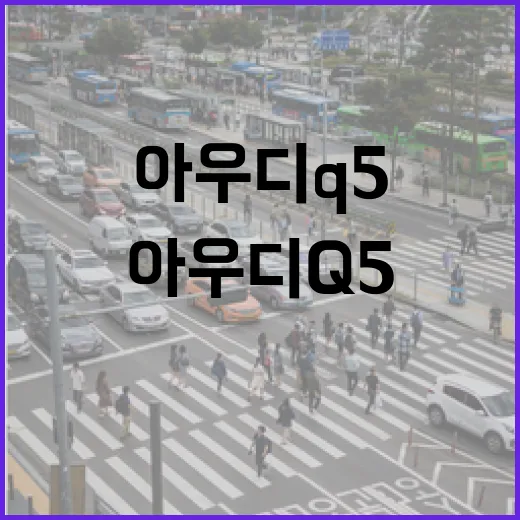 아우디Q5 주차 편하게 하려면 이렇게 해두면 됩니다 - 요약