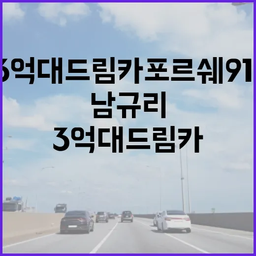 남규리 3억대 드림카 포르쉐 911 타르가처럼 낮은 차 주차하려면 이렇게 - 요약