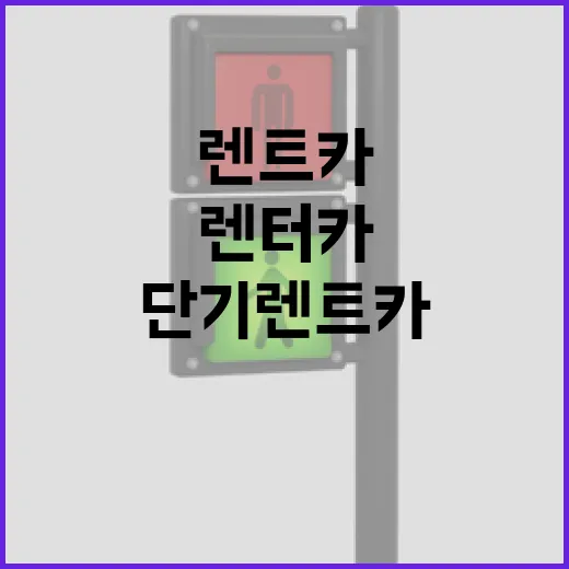 단기렌트카 빌리기 전에 확인하는 방법, 하루 빌려도 손해 안 보려면 이렇게 - 요약