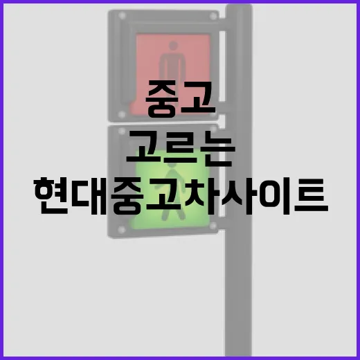 현대중고차사이트에서 손해 덜 보고 차 고르는 방법 - 요약