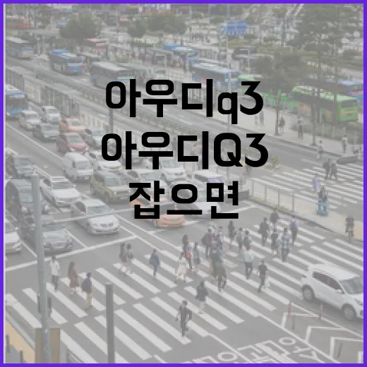 아우디Q3 주차 편하게 하려면 이렇게 잡으면 됩니다 - 요약
