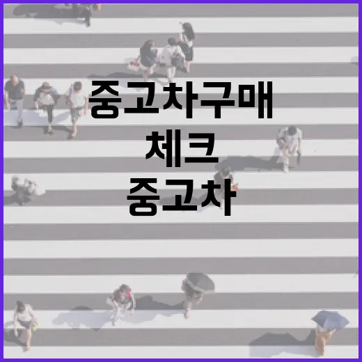 중고차구매 하려면 이렇게 보세요: 14년 운전자가 실제로 보는 체크 순서 - 요약