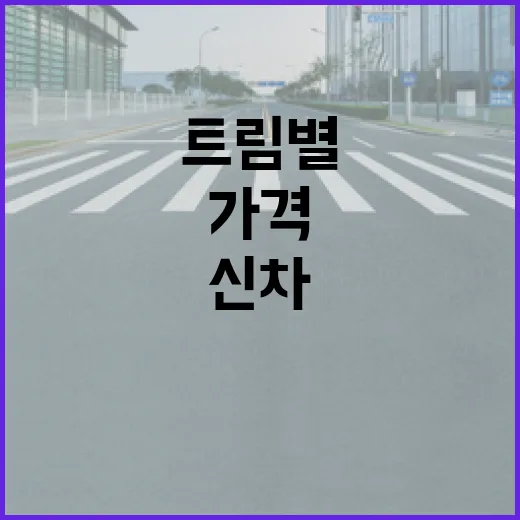 모닝신차가격 헷갈릴 때 트림별로 계산하는 방법 - 요약